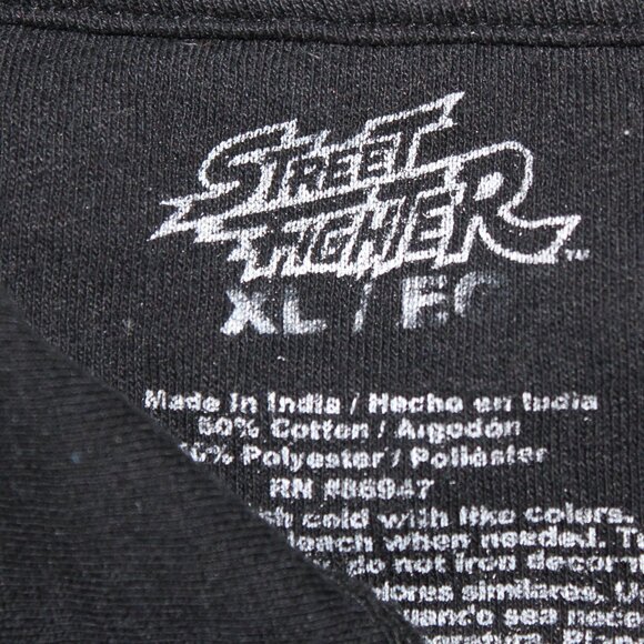 Street Fighter Sweatshirt Ryu Graphic Hoodie Double Sided Gaming - Size XL - Picture 6 of 9